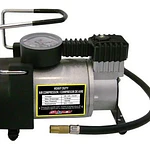 Compresor De Aire Mini Eléctrico Portátil Calgary Hd-023 Plateado/negro