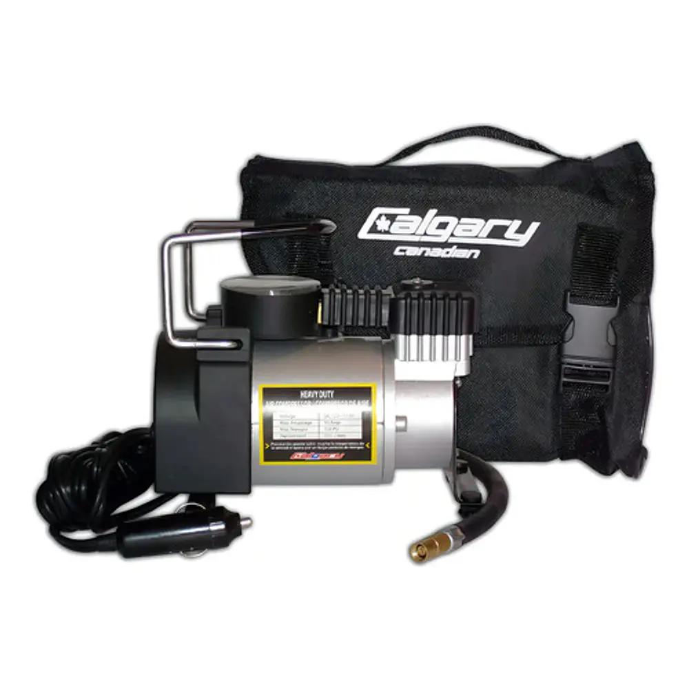 Compresor De Aire Mini Eléctrico Portátil Calgary Hd-023 Plateado/negro