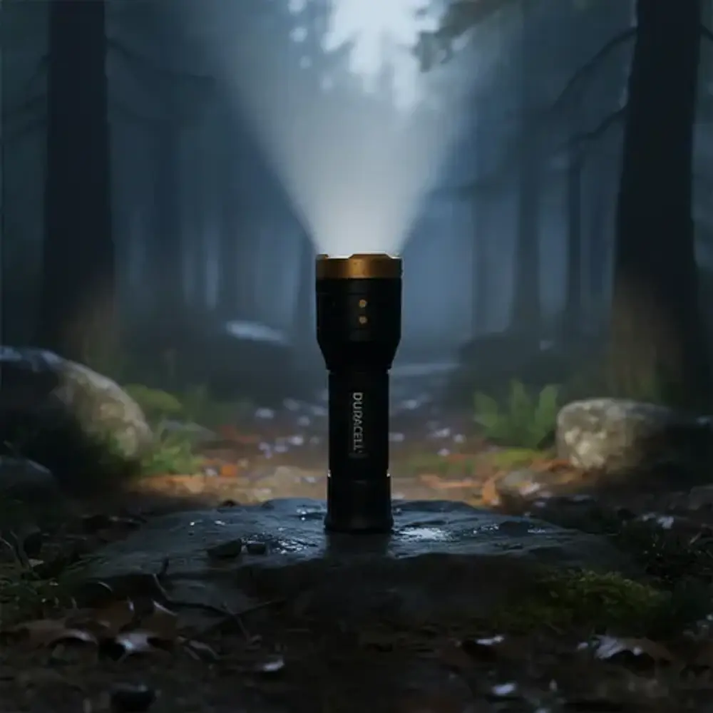 Linterna Foco Ajustable Duracell 700 Lumens 4AAA Duracell