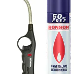 Pack Gas Butano + Encendedor Chispero Flex Ronson