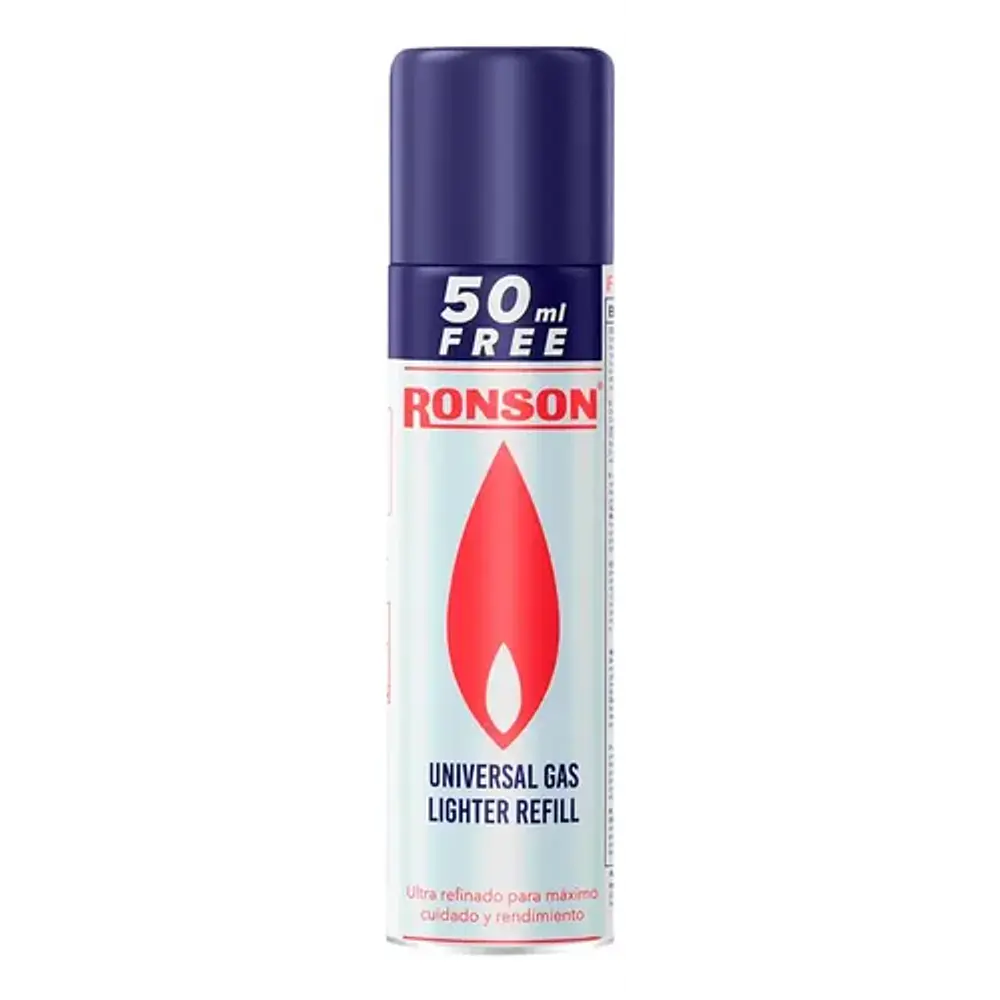 Pack Gas Butano + Encendedor Chispero Flex Ronson