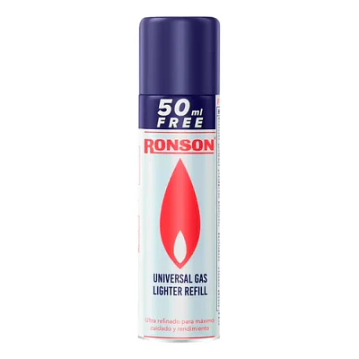 Pack Gas Butano + Encendedor Chispero Flex Ronson