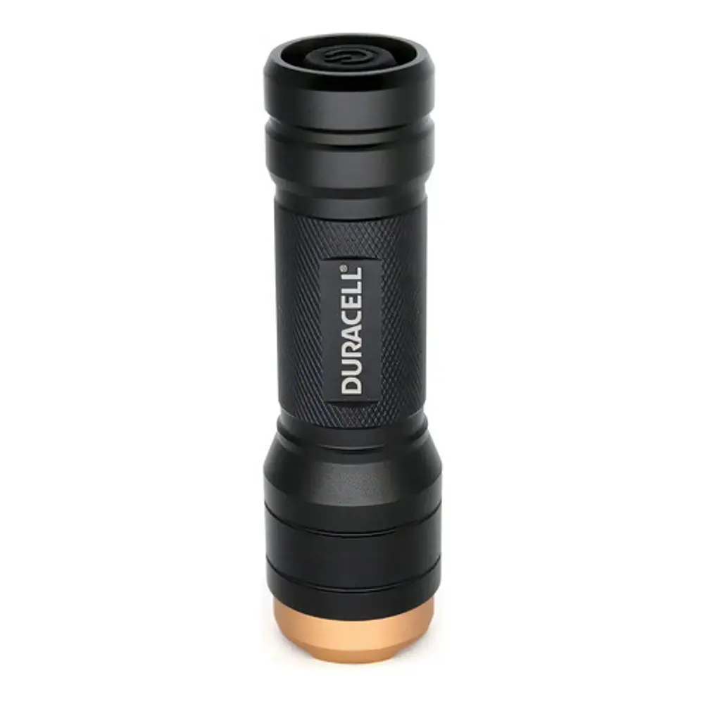 Linterna Aluminio 250 Lumens 3AAA  Negro Duracell