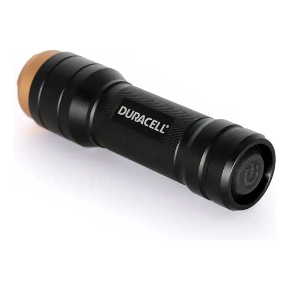 Linterna Aluminio 250 Lumens 3AAA  Negro Duracell
