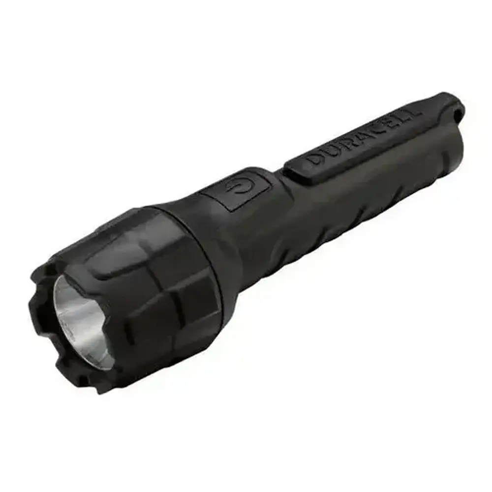 Linterna Engomada 100 Lumen C/2 AA Negro Duracell
