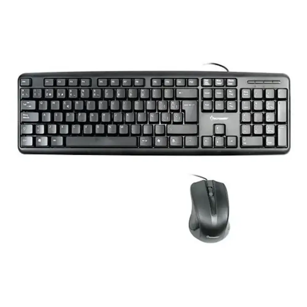 Combo Teclado y Mouse Alambrico Usb Tm-100511 Negro Tecmaster