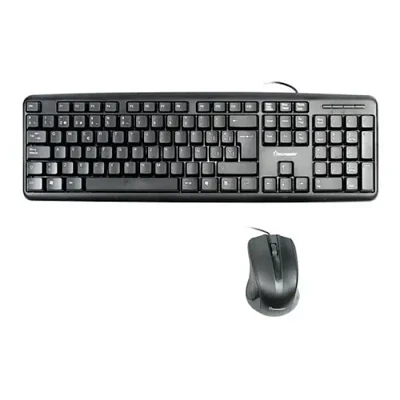 Combo Teclado y Mouse Alambrico Usb Tm-100511 Negro Tecmaster