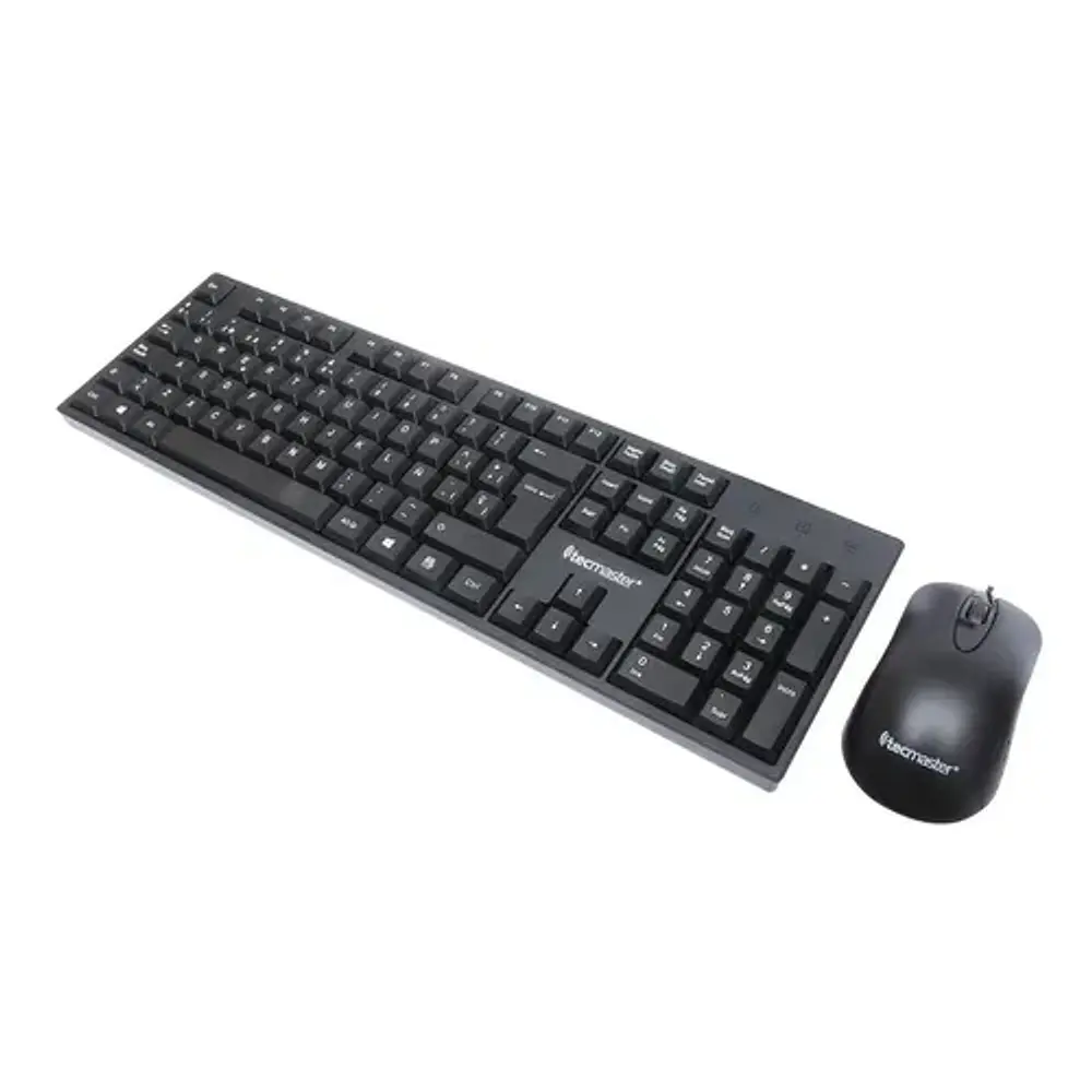 Combo Teclado y Mouse Alambrico Usb Tm-100511 Negro Tecmaster