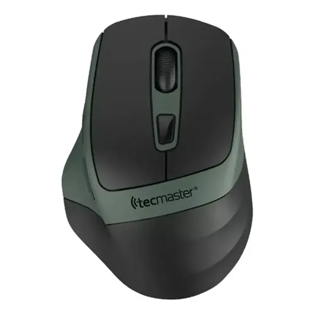 Mouse Inalámbrico Bluetooth Recargable Negro Tecmaster