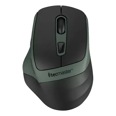 Mouse Inalámbrico Bluetooth Recargable Negro Tecmaster
