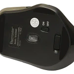 Mouse Inalámbrico Bluetooth Recargable Negro Tecmaster