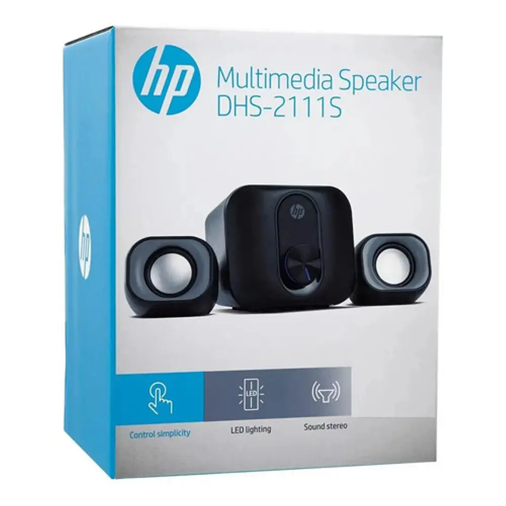 Mini Subwoofer Pc Multimedia Hp 2.1 Dhs-2111s Gris