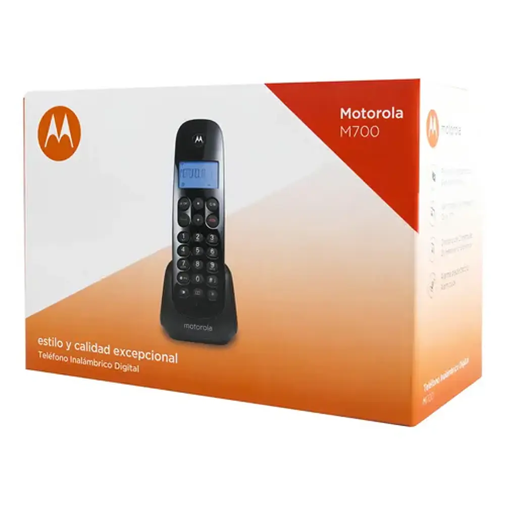 Teléfono Motorola M700 Inalámbrico Negro