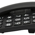 Teléfono de Sobremesa Números Grandes 170bk Negro Philco