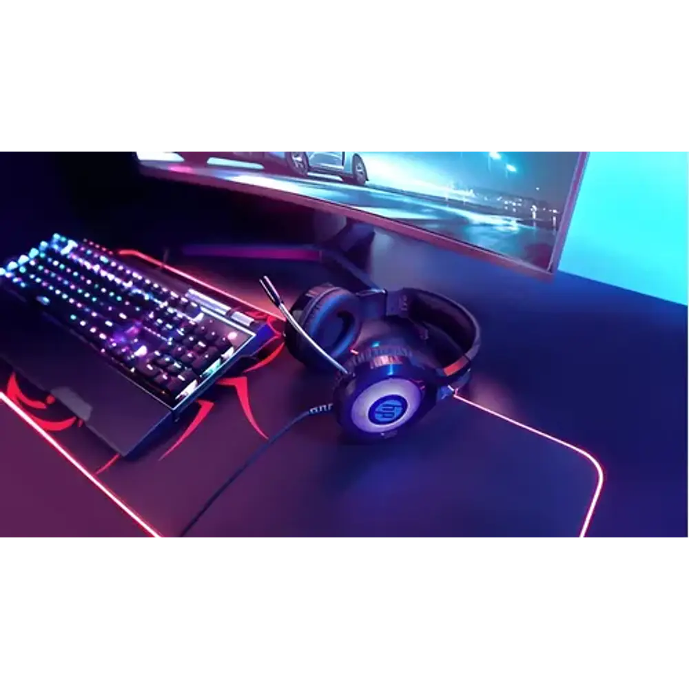 Auriculares Oficina - Gamer con microfono Dhe-8010 Negro HP