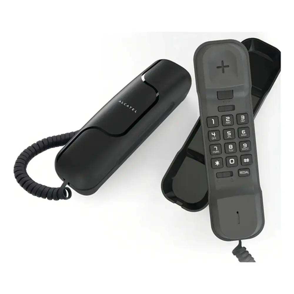 Teléfono Fijo Alcatel T06 Fijo Negro