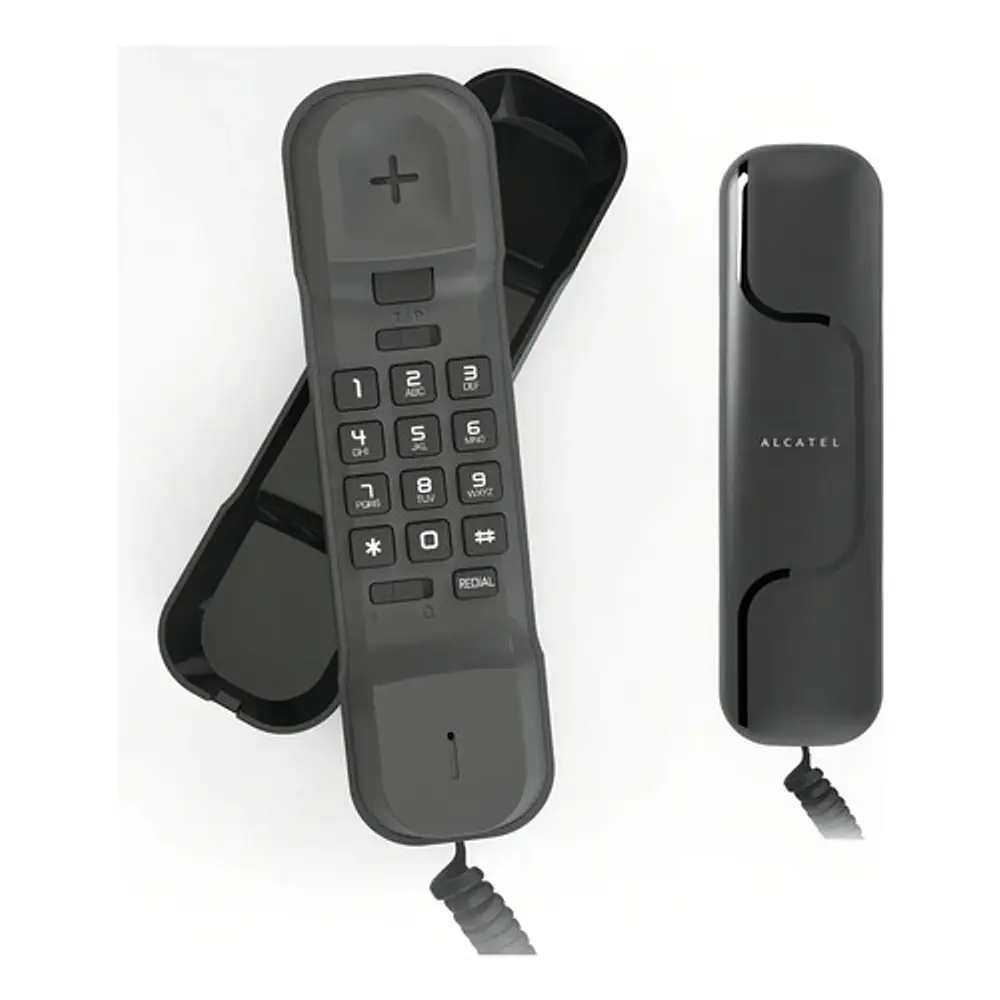 Teléfono Fijo Alcatel T06 Fijo Negro