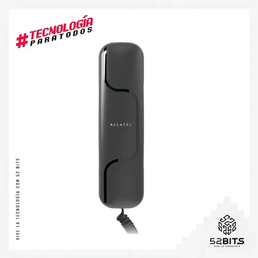 Teléfono Fijo Alcatel T06 Fijo Negro
