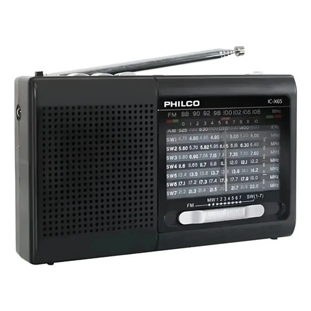 Radio Portatil Multibandas Ic-x65 Negro Philco