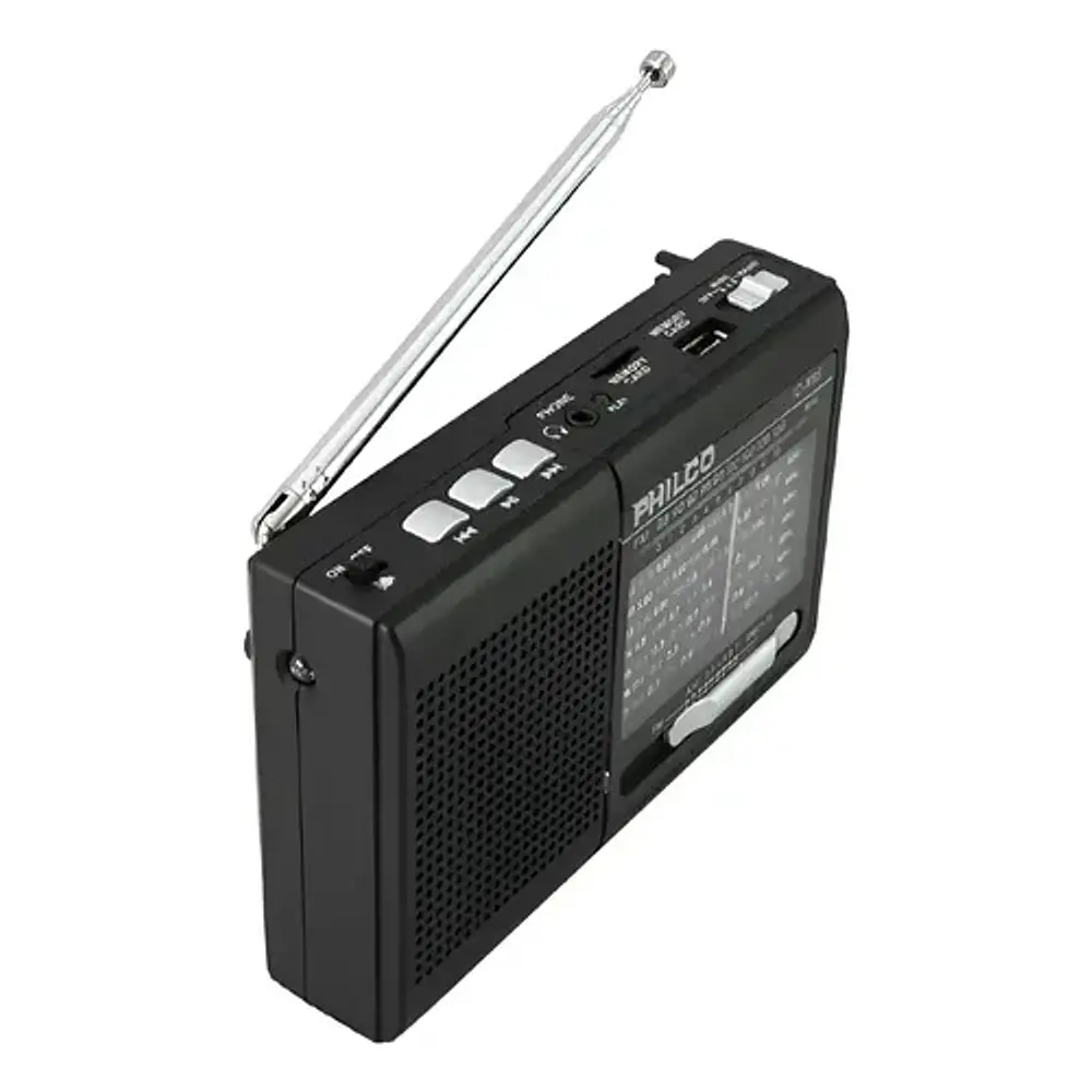 Radio Portatil Multibandas Ic-x65 Negro Philco