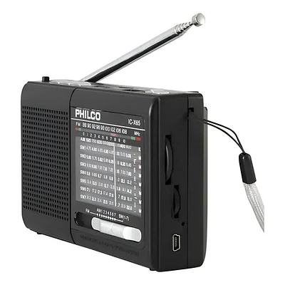 Radio Portatil Multibandas Ic-x65 Negro Philco