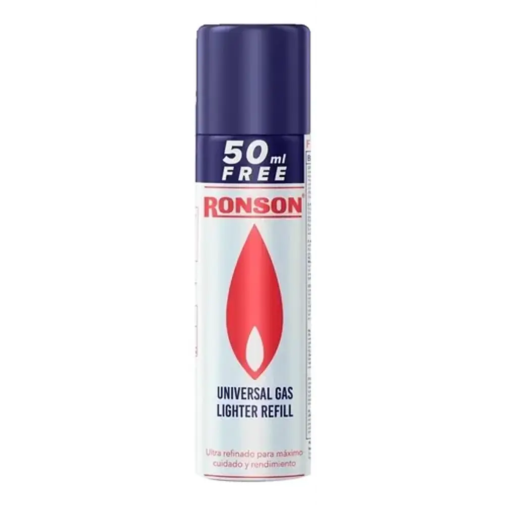 Pack 3 unidades Gas Butano Ronson 300ml Ultrarefinado