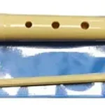 Flauta Dulce con Limpiador y funda Alemana 