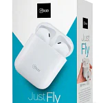 Audifonos Just Fly In Ear Bluetooth Tws Blanco