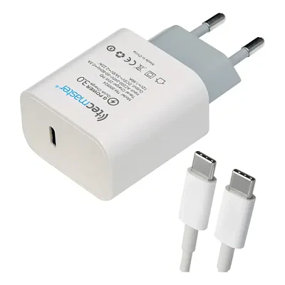 Cargador Usb C Con Type C 20w Certificación Sec Blanco