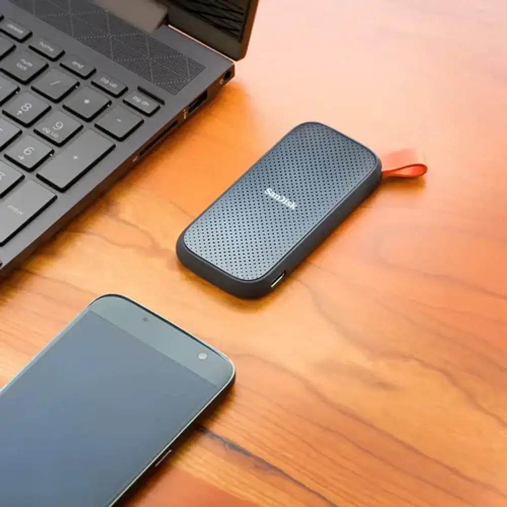 Disco Sólido Ssd Externo Sandisk Sdssde30-1t00 1tb Negro Usb 3.2 Hasta 800 Mb/s Negro