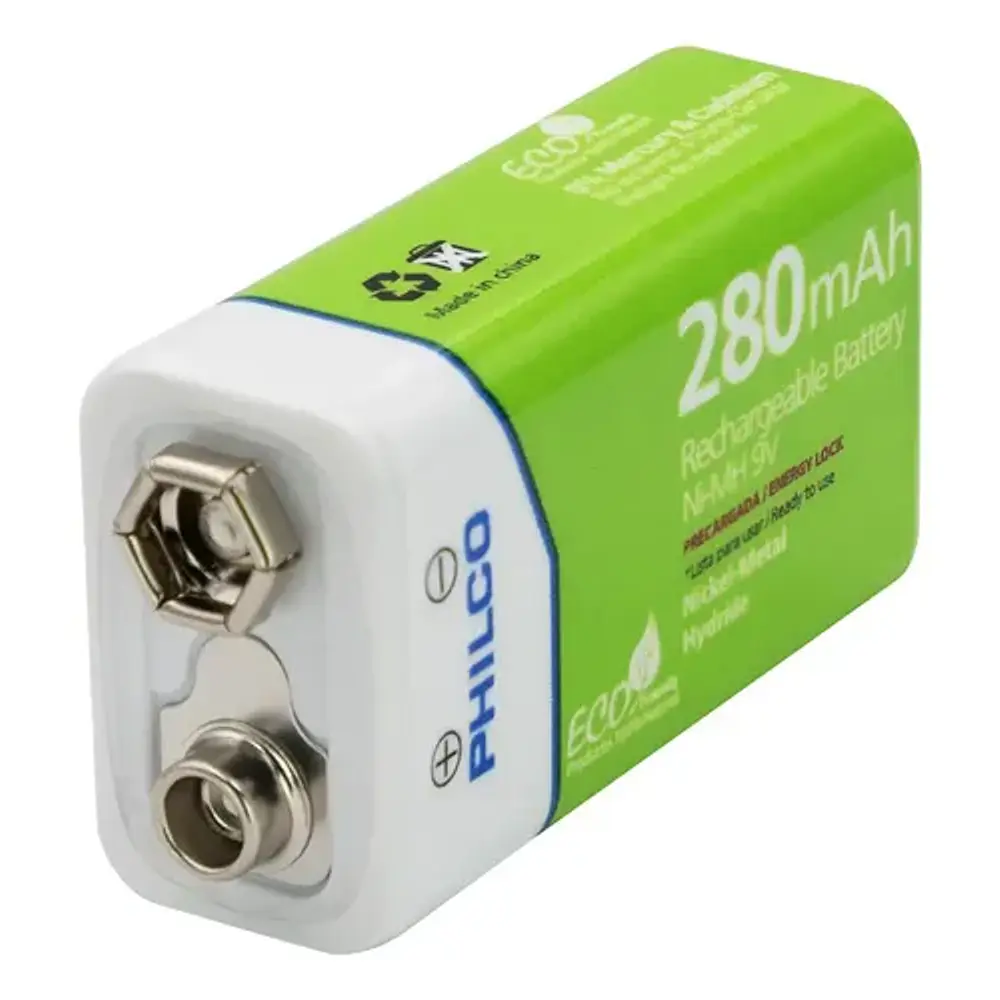Batería Recargable 9v 280mah 
