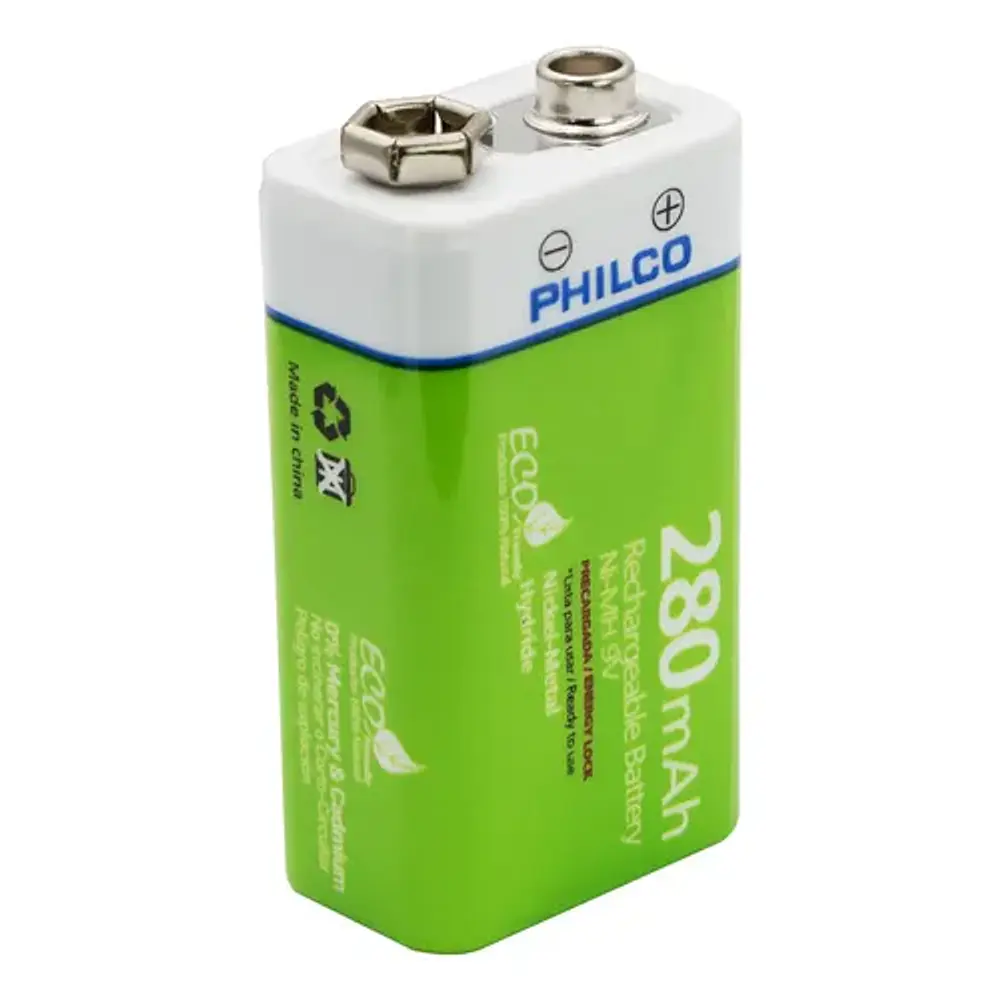Batería Recargable 9v 280mah 