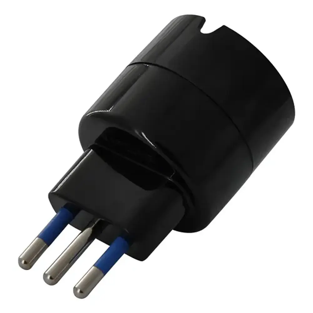 Adaptador Schuko Enchufe Europeo Certificado 10a 