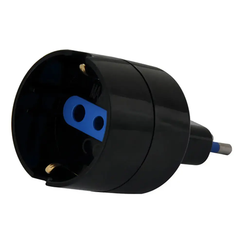 Adaptador Schuko Enchufe Europeo Certificado 10a 