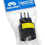 Adaptador Schuko Enchufe Europeo Certificado 10a 