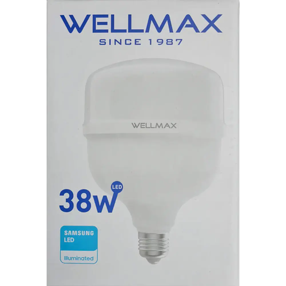 Ampolleta Led 38w Wellmax Blanco Frio 