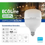 Ampolleta Led 48w Wellmax Blanco Frio 