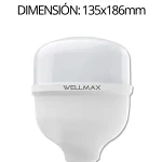 Ampolleta Led 48w Wellmax Blanco Frio 