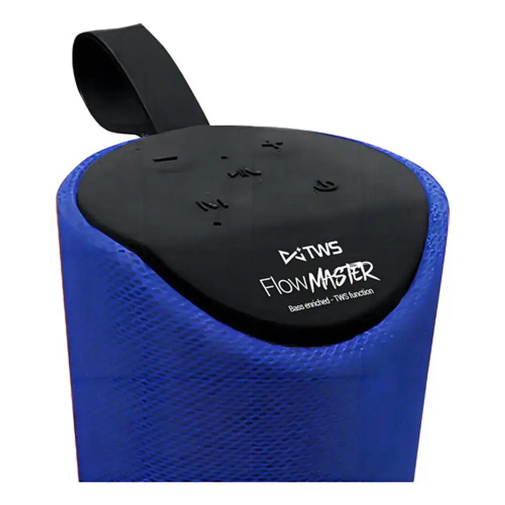 Parlante Flow Master Bluetooth Usb Fm Azul
