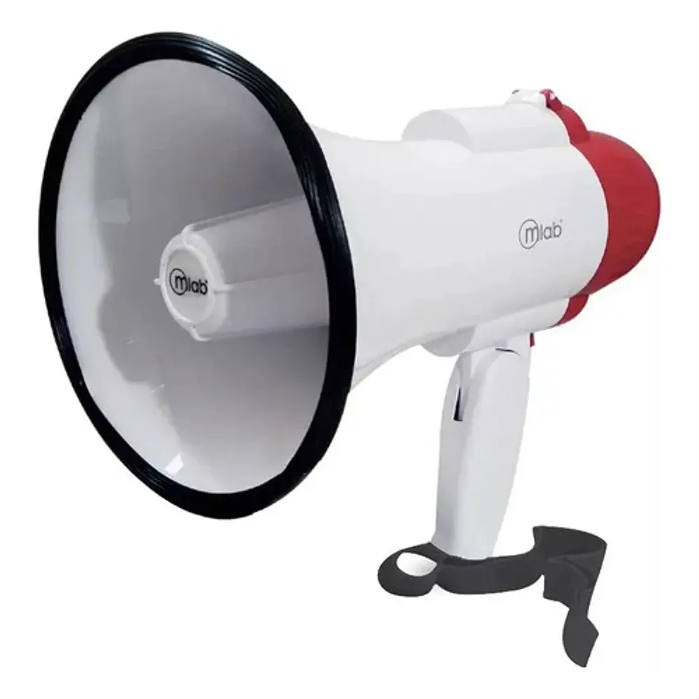 Megáfono 15w De Mano Con Grabación Potencia 250m Alcance