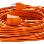 Extensión Eléctrica Macrotel 20 Metros 2500w Naranja