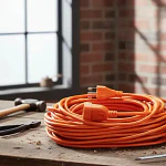 Extensión Eléctrica Macrotel 20 Metros 2500w Naranja