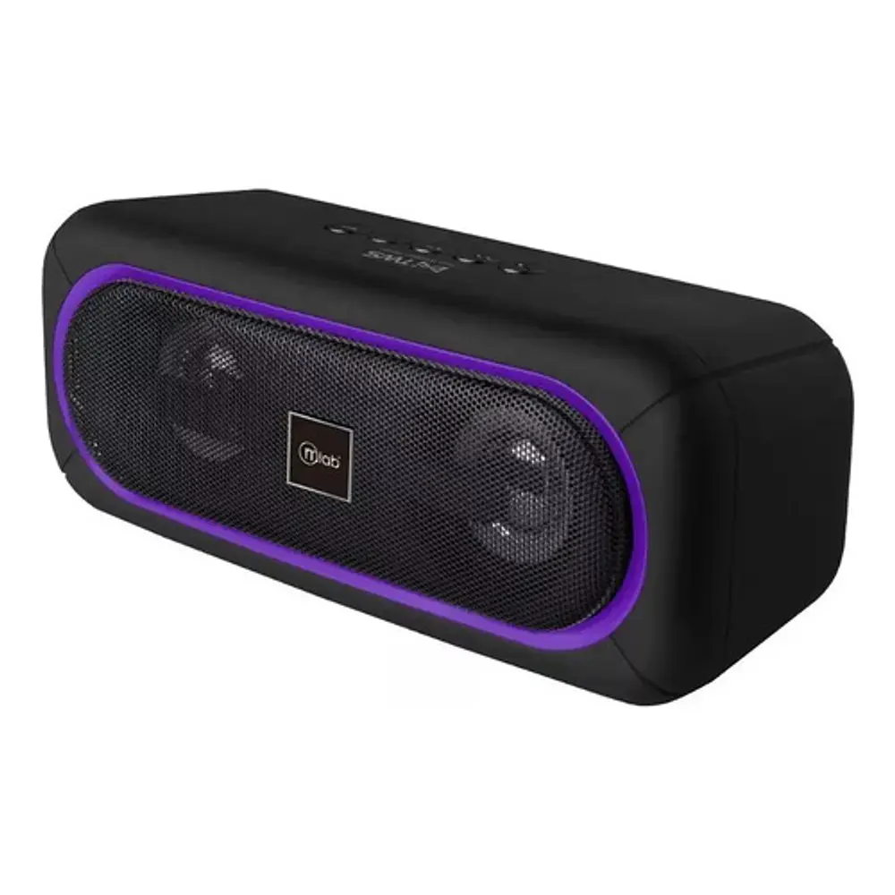 Parlante Portátil Bluetooth Extrem Bass Tws Mlab - Negro