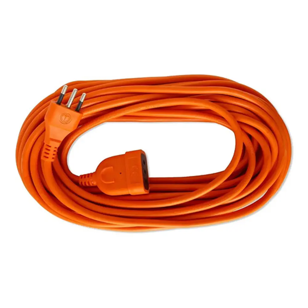 Extensión Eléctrica Macrotel 10 Metros 2500w Color Naranja