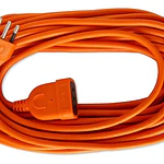Extensión Eléctrica Macrotel 10 Metros 2500w Color Naranja