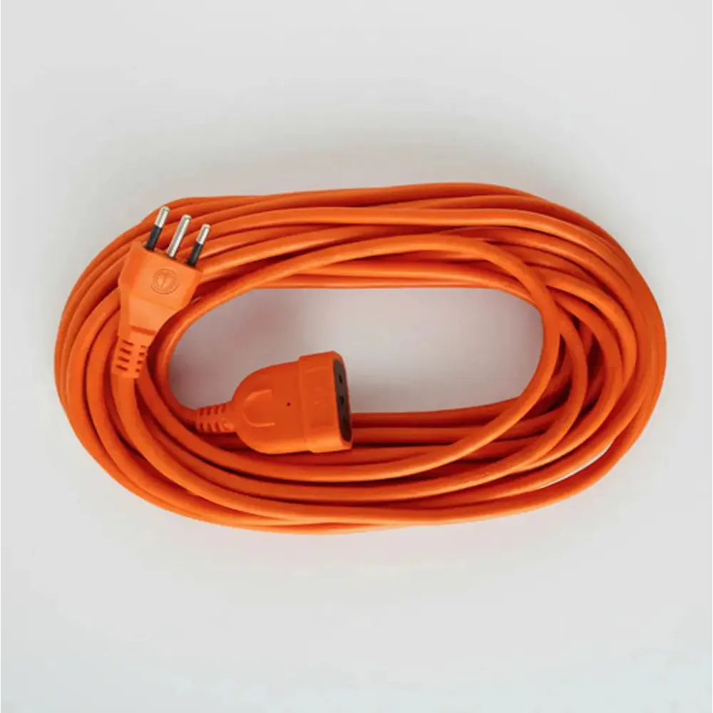 Extensión Eléctrica Macrotel 10 Metros 2500w Color Naranja