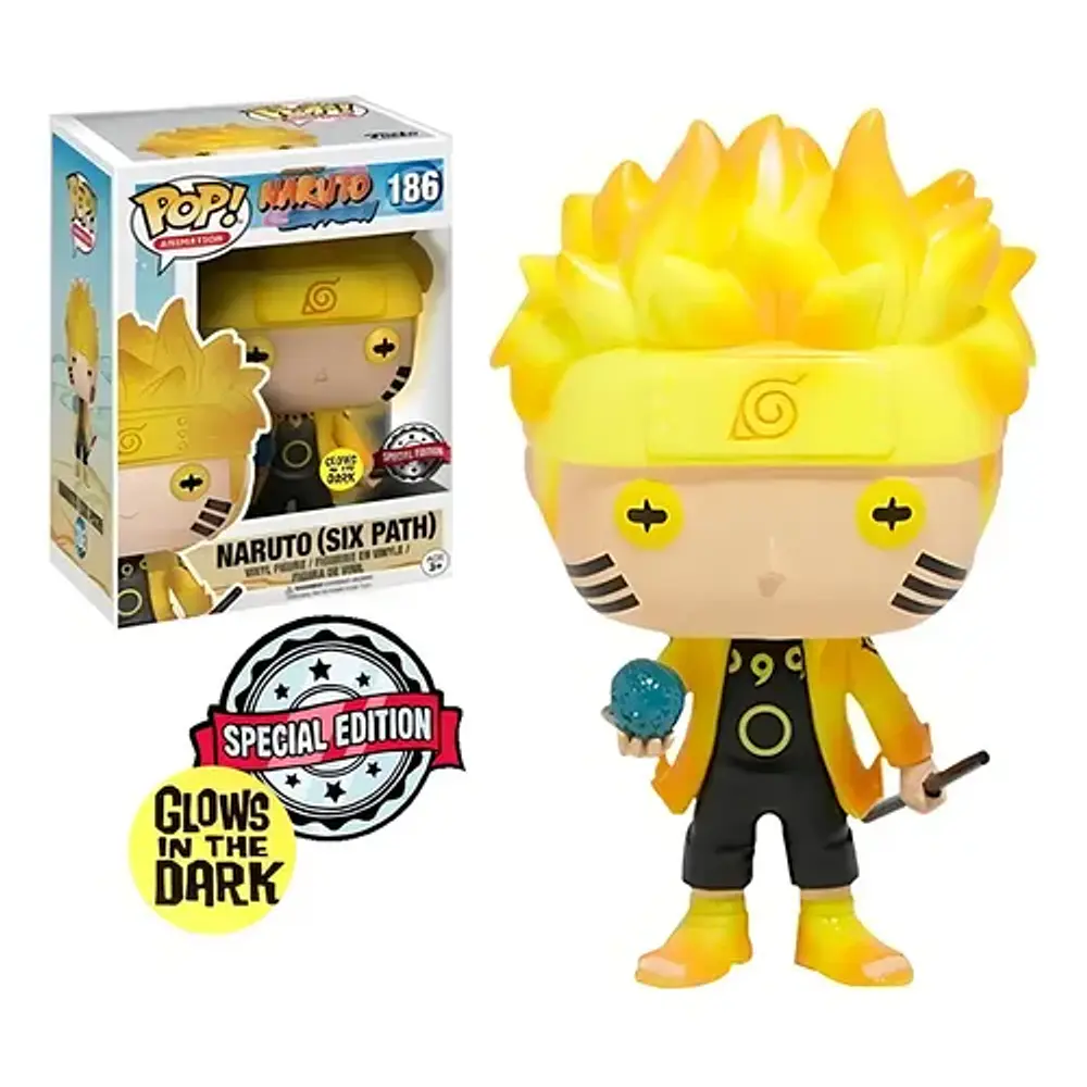 Figura Funko Pop! Naruto Six Path Exclusive Glows (186)