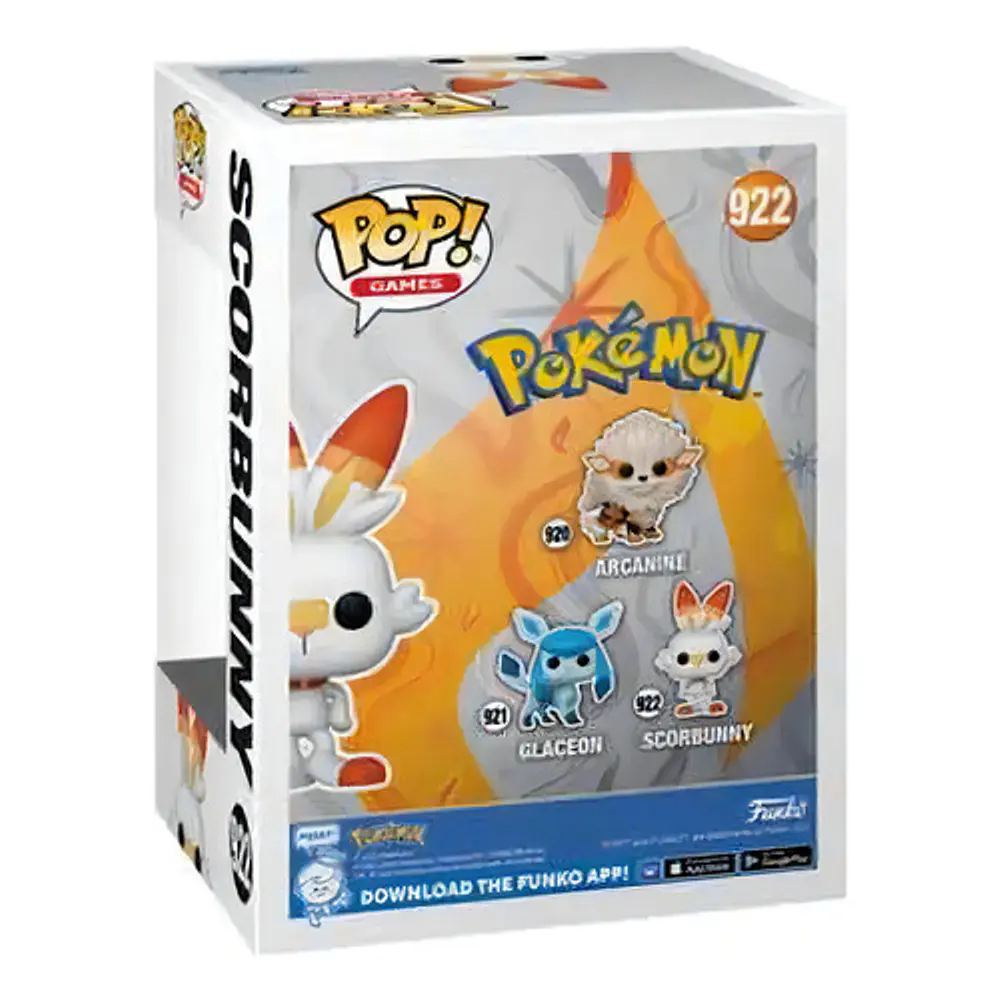 Funko Pop! Scorbunny Pokemon 922