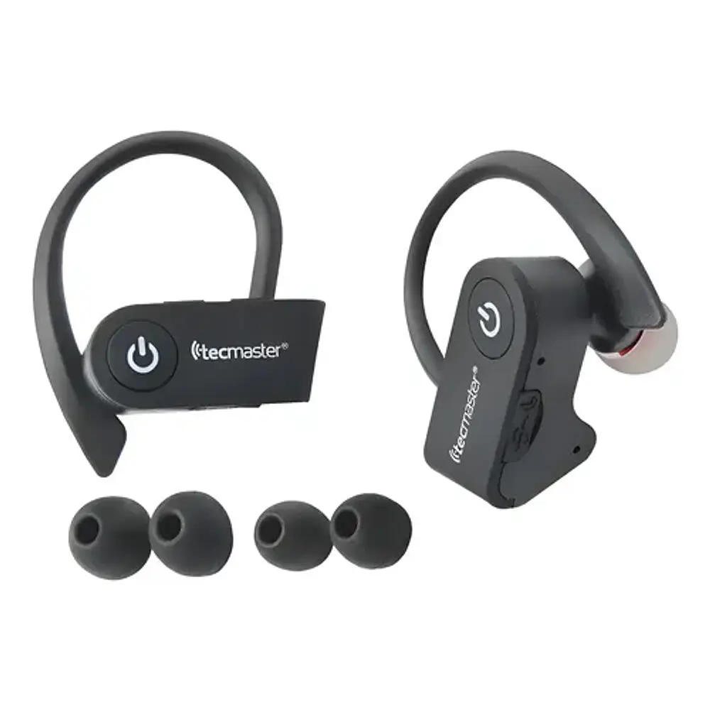Audifonos Sport True Wireless Tws Negro Tecmaster