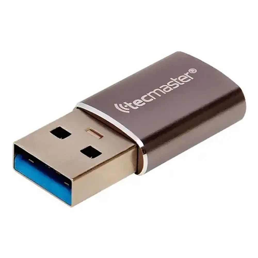 Adaptador Otg Usb 3.0 Tipo C Hembra A Usb-a Macho Plateado